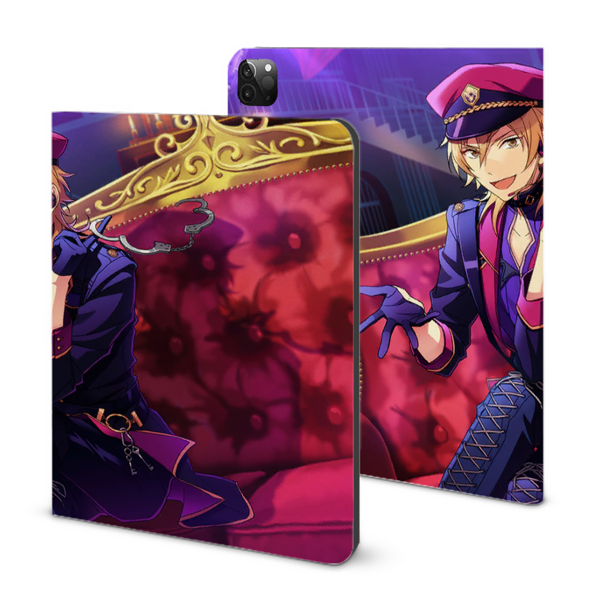 （画像用） あんさんぶるスターズ! Ensemble Stars IPadケース ペンホルダー付き ブックスタイルデザイン